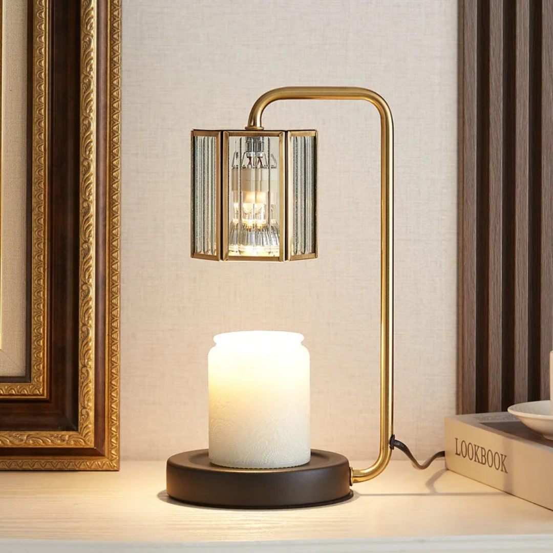 Aurelia Crystal Glow Warmer Lamp