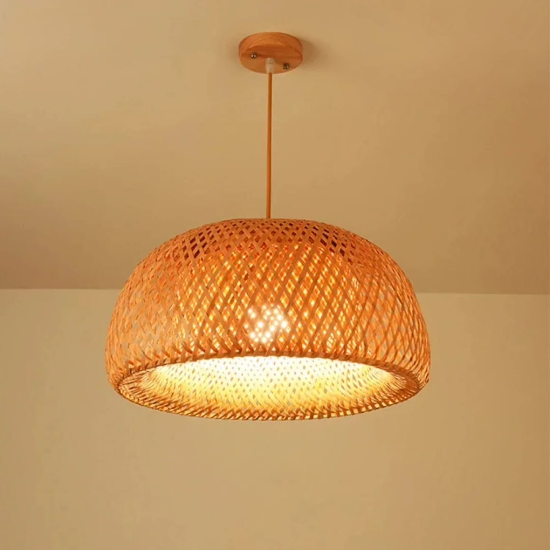 Bamboo Glow Pendant Light