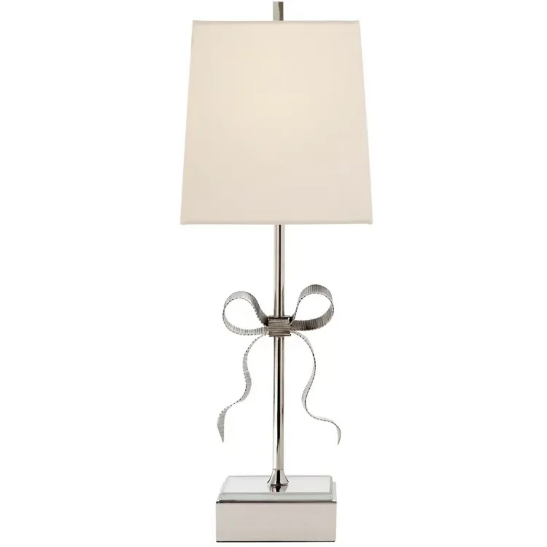Elise Brass Ribbon Table Lamp