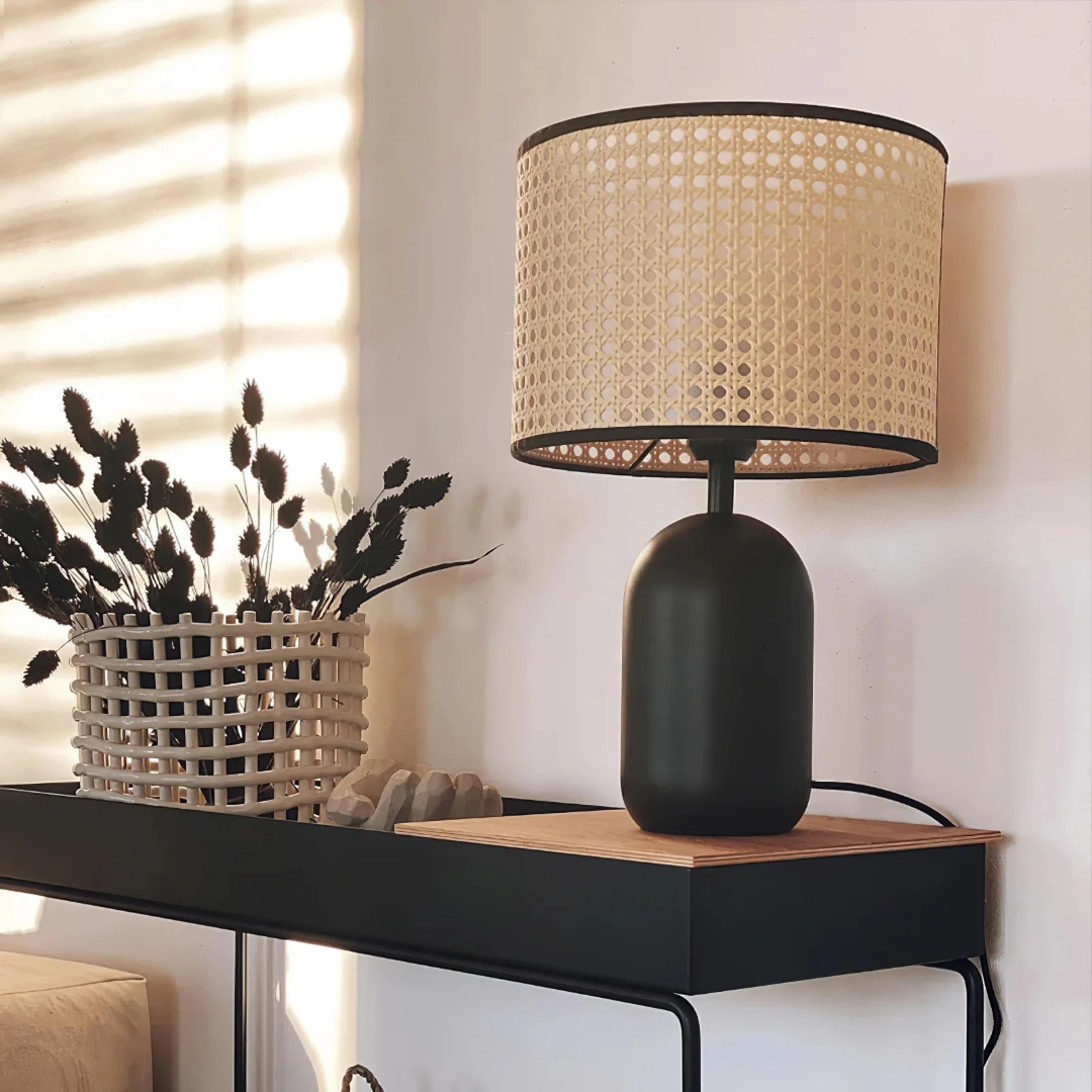 Rattan Glow Table Lamp.