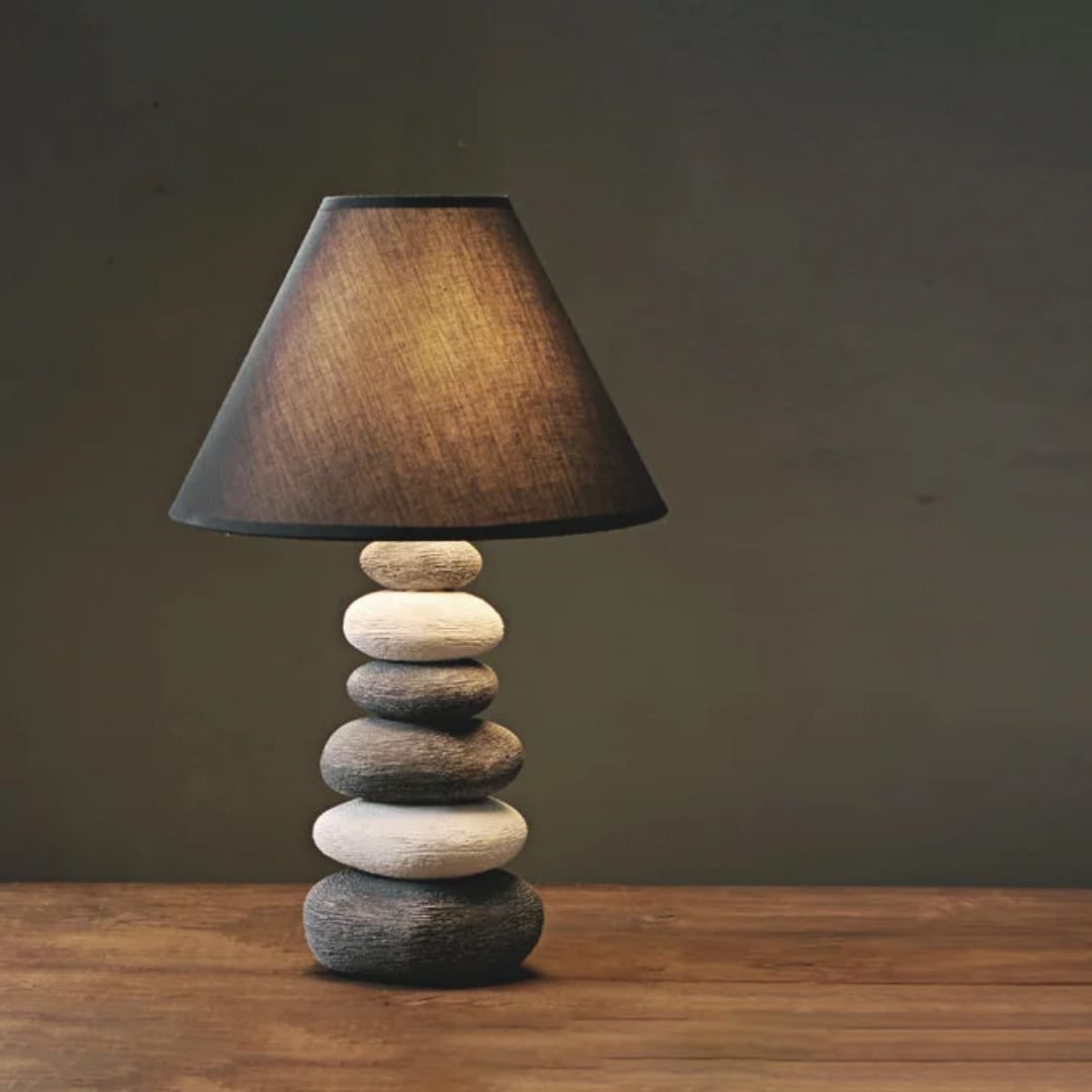 Stone Balance Table Lamp