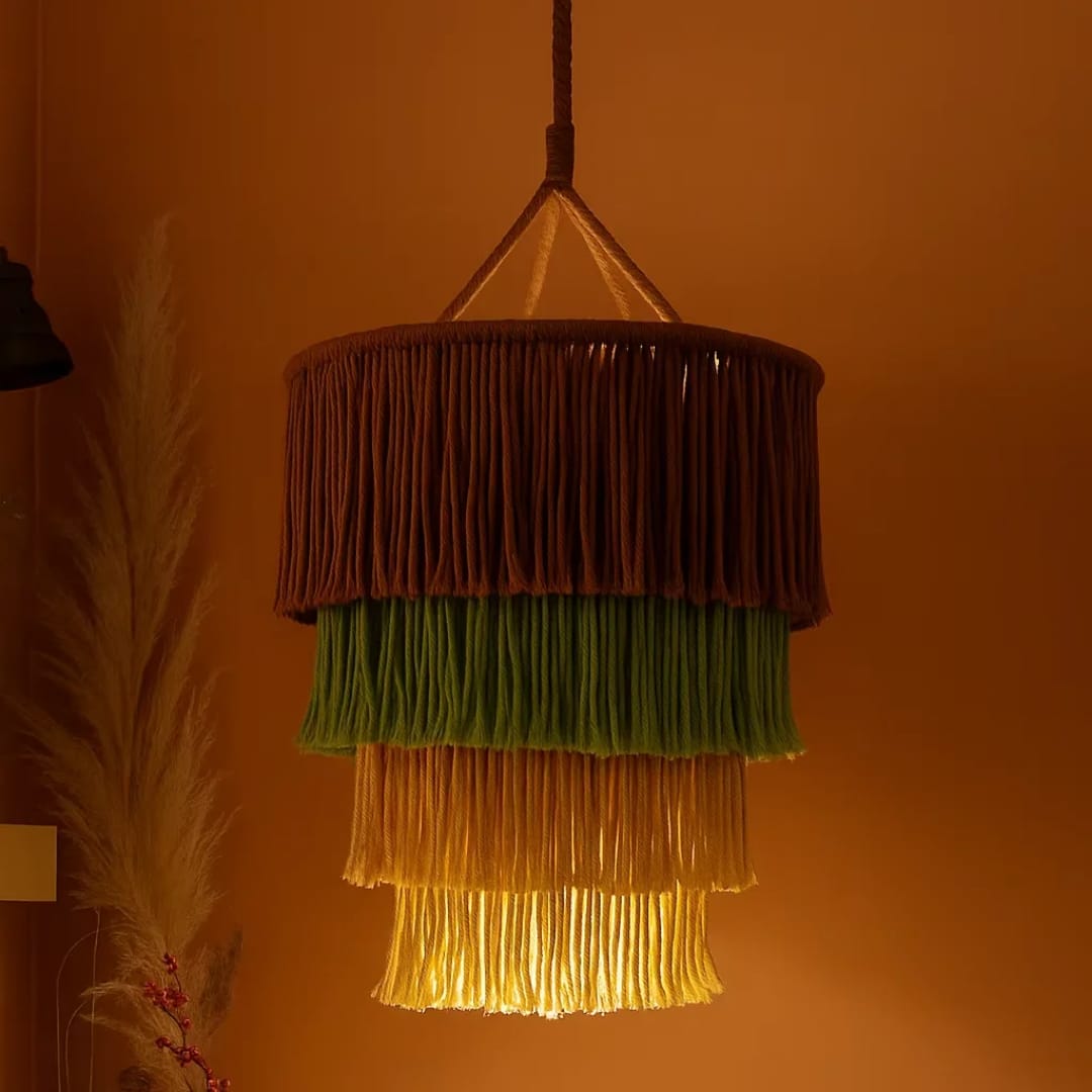 Verde Tassel Lampshade
