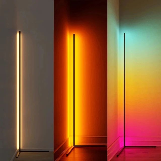 Corner LED RGB Floor Lamp