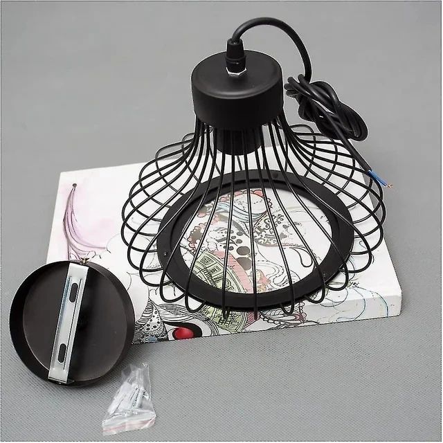 Modern Retro Black Pendant Light