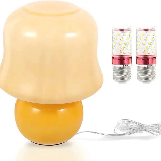 Cozy glow mushroom table lamp