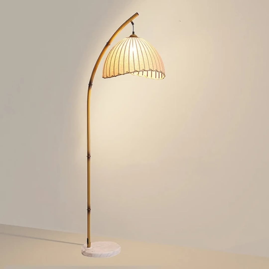 Arc Luxe Bamboo Floor Lamp